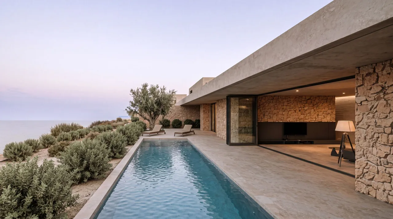 Private residence in Bounaria, Koroni, Greece